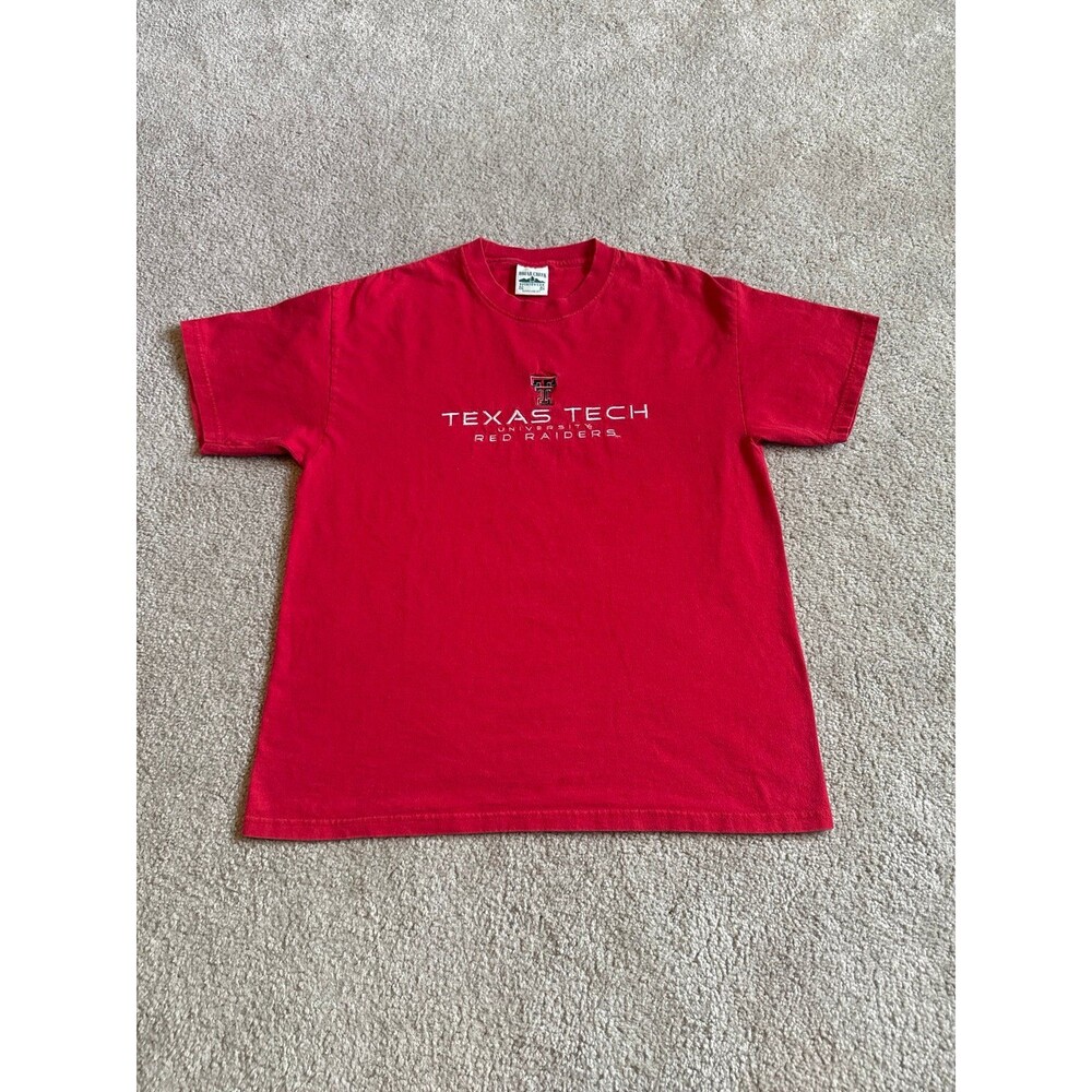 Embroidered Texas Tech Red Raiders Men’s Tee Size Large